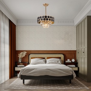 Изображение товара Подвесная люстра хрустальная на штанге Arte Milano Sorrento-5009 375009/3+2/300/380 GD