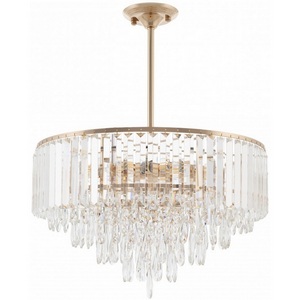Изображение товара Подвесная люстра хрустальная на штанге Arte Milano Sorrento-5509 375509/10/300/570 GD