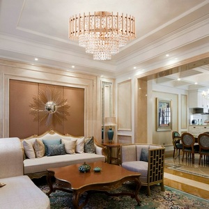 Изображение товара Потолочная люстра хрустальная на штанге Arte Milano Sorrento-6109 376109/7/30/490 GD