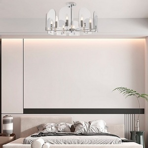 Изображение товара Потолочная люстра на штанге Arte Milano Sorrento-7309 377309/10/580 CR в виде свечи