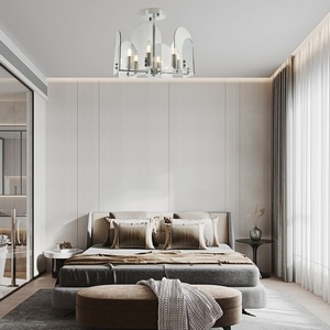 Изображение товара Потолочная люстра на штанге Arte Milano Sorrento-7309 377309/6/390 CR в виде свечи