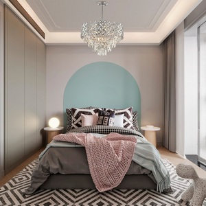 Изображение товара Потолочная люстра хрустальная на штанге Arte Milano Sorrento-8019 378019/9/300/570 CR