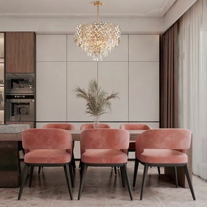 Изображение товара Потолочная люстра хрустальная на штанге Arte Milano Sorrento-8019 378019/9/300/570 GD