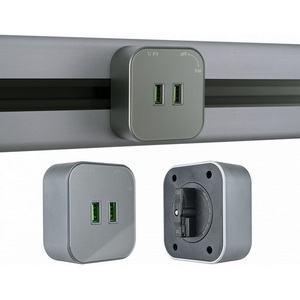 Изображение товара Трековая розетка USBx2 Arte Milano Am-track-sockets 380022TS/USBx2 Grey