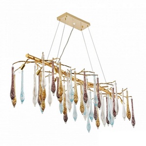 Изображение товара Подвесной светильник Arte Milano 500.L1200.W500.H350.G9.8 G форма ветки с подвесками