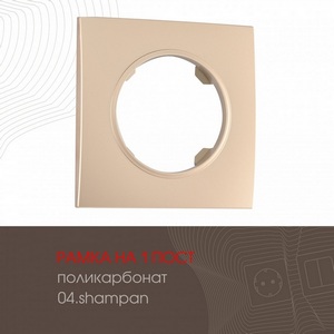 Изображение товара Рамка на 1 пост Arte Milano am-502.04 502.04-1.shampan