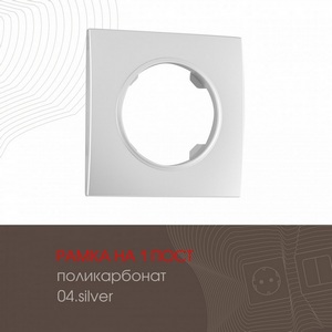 Изображение товара Рамка на 1 пост Arte Milano am-502.04 502.04-1.silver