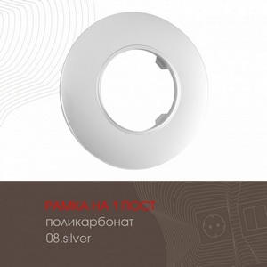 Изображение товара Рамка на 1 пост Arte Milano am-502.08 502.08-1.silver