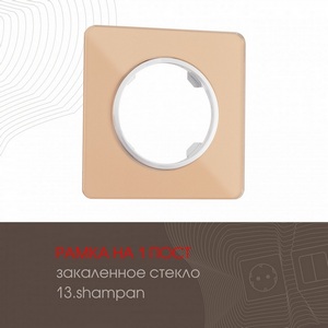 Изображение товара Рамка на 1 пост Arte Milano am-502.13 502.13-1.shampan