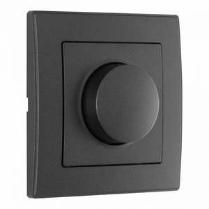 Изображение товара Диммер встраиваемый 500Вт с рамкой (черный) Arte Milano SET06-1 SET06-1-48-1 black