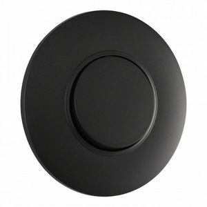 Изображение товара Выключатель встраиваемый одноклавишный с рамкой (черный) Arte Milano SET08-1 SET08-1-30-1 black