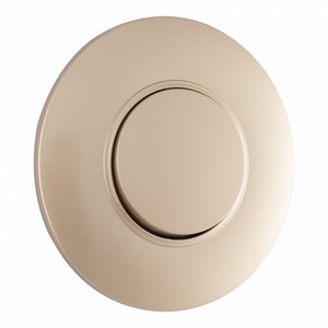 Изображение товара Выключатель встраиваемый одноклавишный с рамкой (шампань) Arte Milano SET08-1 SET08-1-30-1 shampan