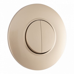 Изображение товара Выключатель встраиваемый двухклавишный с рамкой (шампань) Arte Milano SET08-1 SET08-1-30-2 shampan