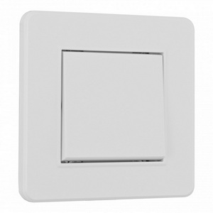 Изображение товара Выключатель встраиваемый одноклавишный с рамкой (белый) Arte Milano SET16-1 SET16-1-30-1 white