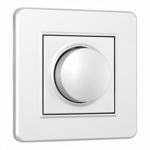 Изображение товара Диммер встраиваемый 500Вт с рамкой (серебро) Arte Milano SET16-1 SET16-1-48-1 silver