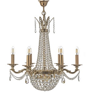 Изображение товара Люстра хрустальная 1.6.6.502 GB Arti Lampadari Amelia E подсвечник