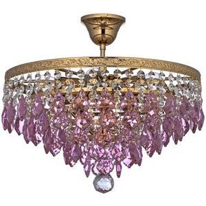 Изображение товара Потолочная люстра на штанге хрустальная Arti Lampadari Castellana Gold Castellana E 1.3.38.603 G