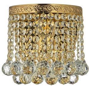 Изображение товара Хрустальный настенный светильник 2.10.501 Arti Lampadari Castellana E G с подвесками