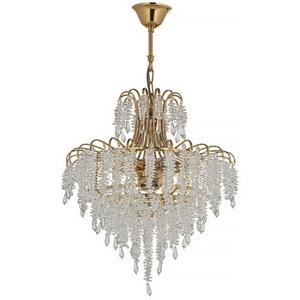 Изображение товара Подвесная люстра хрустальная Arti Lampadari Erli E 1.5.50.105 GB