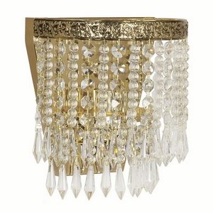 Изображение товара Хрустальный настенный светильник 2.10.504 GH Arti Lampadari Favola E с подвесками