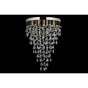 Изображение товара Потолочная люстра хрустальная Arti Lampadari Flusso Nickel Flusso H 1.4.55.638 N с подвесками