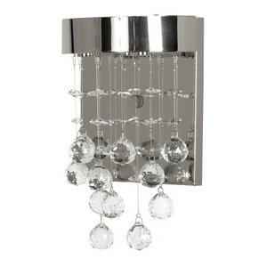 Изображение товара Хрустальный настенный светильник H 2.18.615 Arti Lampadari Flusso N с подвесками