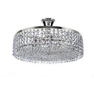 Изображение товара Люстра хрустальная потолочная на штанге 1.3.40.101 Arti Lampadari Sara E S с подвесками