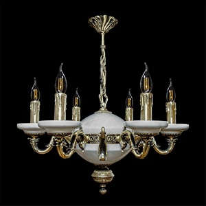 Изображение товара Подвесная люстра НК-О-6 АКС Белый мрамор