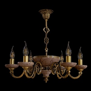 Изображение товара Подвесная люстра НК-О-6 ЛАТА СВ (100) Розовый мрамор