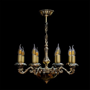 Изображение товара Подвесная люстра НК-О-8 Муза Черный мрамор