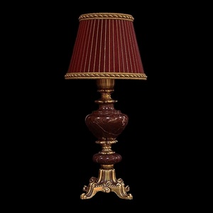 Изображение товара Настольная лампа НК-О-04 Бордовая яшма