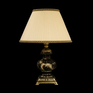 Изображение товара Настольная лампа НК-О-05М Черный мрамор