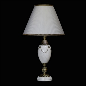 Изображение товара Настольная лампа НК-О-16 Белый мрамор