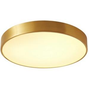 Изображение товара Потолочный светодиодный светильник круглый Belfast Devon 3395-5 BR MB Латунь / Камень