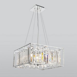 Изображение товара Люстра подвесная длиной 50 см хрустальная 312/6 Bogate's Cella хром