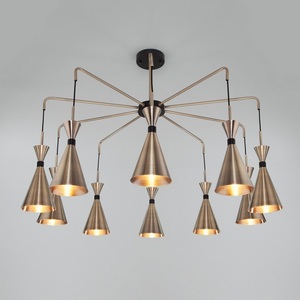 Изображение товара Потолочная люстра 316/10 Bogate's Glustin латунь / черный (Умный дом, Алиса, WiFi, голосовое управление)