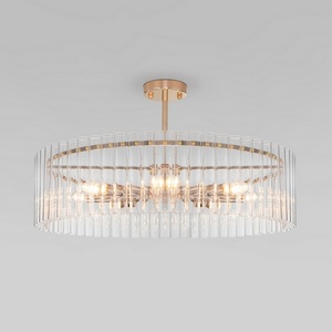 Изображение товара Потолочная люстра WiFi на штанге Bogate's Flamel 373/8 Smart (Умный дом, Алиса, WiFi, голосовое управление)