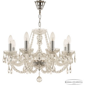 Изображение товара Подвесная люстра Bohemia 101 101/8/195 Ni подсвечник с подвесками