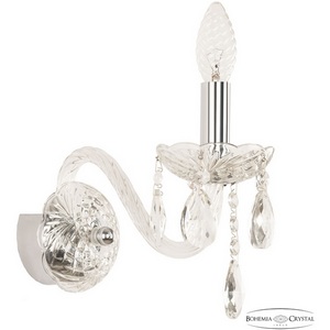 Изображение товара Бра Bohemia 101 101B/1/165 Ni подсвечник с подвесками