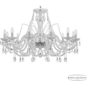 Изображение товара Подвесная люстра Bohemia 105 105/12/360 Ni подсвечник с подвесками