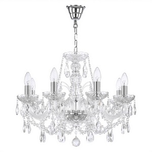 Изображение товара Подвесная люстра Bohemia 105 105/8/195 Ni подсвечник с подвесками