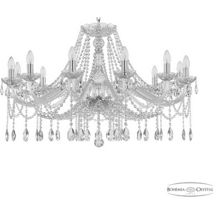 Изображение товара Подвесная люстра Bohemia 107 107/12/360 Ni подсвечник с подвесками