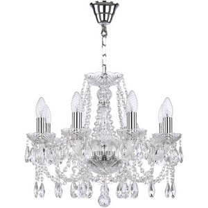 Изображение товара Подвесная люстра Bohemia 107 107/8/165 Ni с хрустальными подвесками