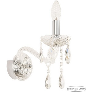 Изображение товара Бра Bohemia 107 107B/1/165 Ni подсвечник с подвесками