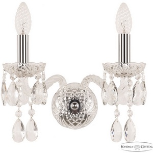 Изображение товара Бра Bohemia 107 107B/2/141 Ni подсвечник с подвесками