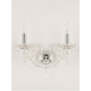 Изображение товара Бра Bohemia 108 108B/2/165 Ni подсвечник с подвесками