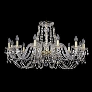 Изображение товара Подвесная люстра хрусталь Bohemia 1402 1402/12/360/G подсвечник
