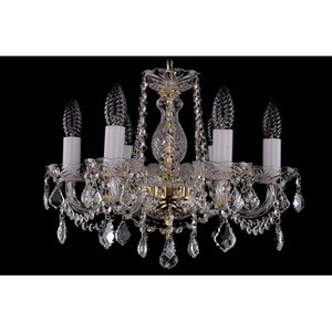 Изображение товара Хрустальная подвесная люстра Bohemia 1402 1402/6/141/G/Leafs подсвечник