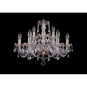 Изображение товара Хрустальная подвесная люстра Bohemia 1402 1402/6+3/195/G подсвечник