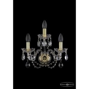 Изображение товара Бра хрусталь Bohemia 1402 1402B/2+1/141/G подсвечник с подвесками